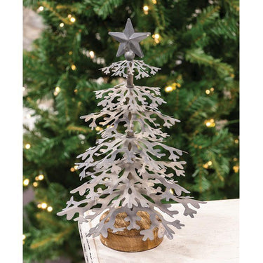 Small Galvanized Metal Tree - The Fox Decor
